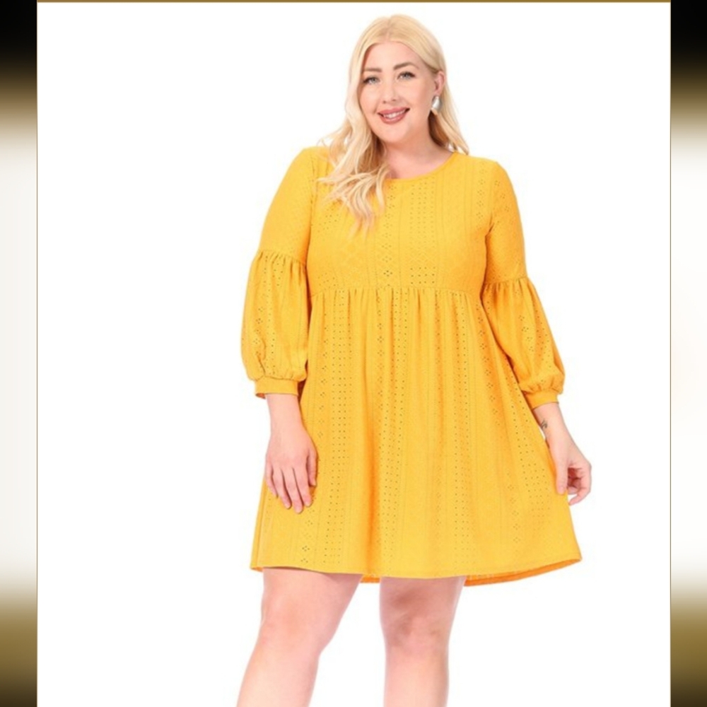 Vibe Yellow Mini Dress